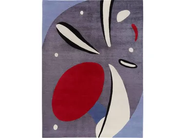 HARLEQUIN - Hand knotted rug in tibetan wool and chinese silk _ Deirdre Dyson